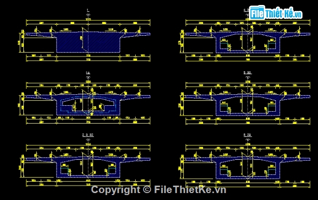 cầu đúc hẫng,cầu dầm super-T,hồ sơ cầu,thiết kế cầu vượt sông,mố trụ cầu,cọc khoan nhồi 1.5m