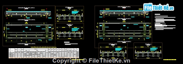 Hồ sơ thiết kế,cầu dầm i,dầm i 33m,mố chữ u,trụ đặc thân hẹp,khổ cầu 12m