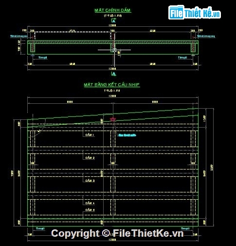 Hồ sơ thiết kế,cầu dầm I BTCT thường,cầu dầm I chiều dài nhịp 12m,cầu dầm,thiết kế cầu,bản vẽ cầu