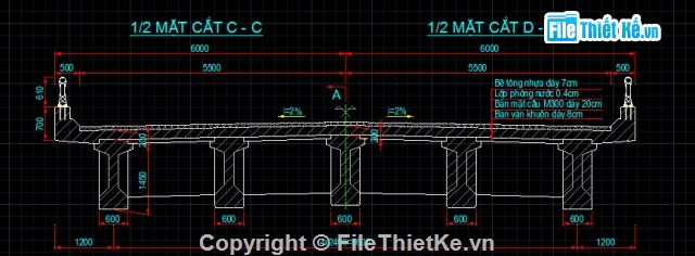 hồ sơ cầu,bản vẽ cầu,cầu Ngã Bát,cầu 3 nhịp,cầu dầm i,trụ đặc thân hẹp