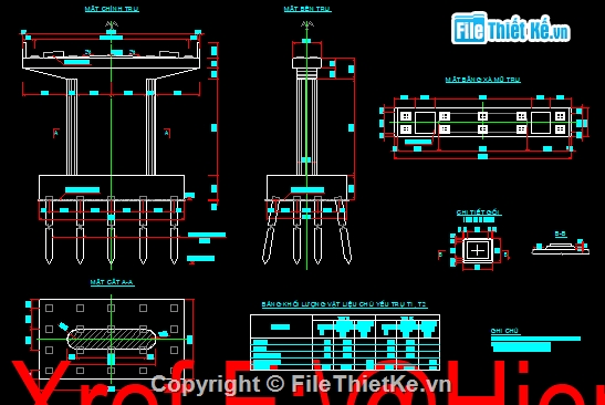 hồ sơ cầu,bản vẽ cầu,cầu Ngã Bát,cầu 3 nhịp,cầu dầm i,trụ đặc thân hẹp