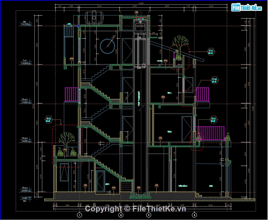 nhà kích thước 8 x 15m,chi tiết nhà ở,thiết kế nhà,nhà sinh thái,Hồ sơ cải tạo,Cải tạo nhà