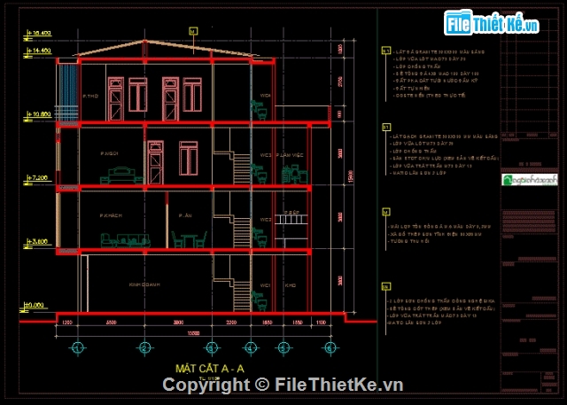 thiết kế nhà ở,nhà 4 tầng,Hồ sơ thiết kế,thiết kế công trình,ngôi nhà xanh
