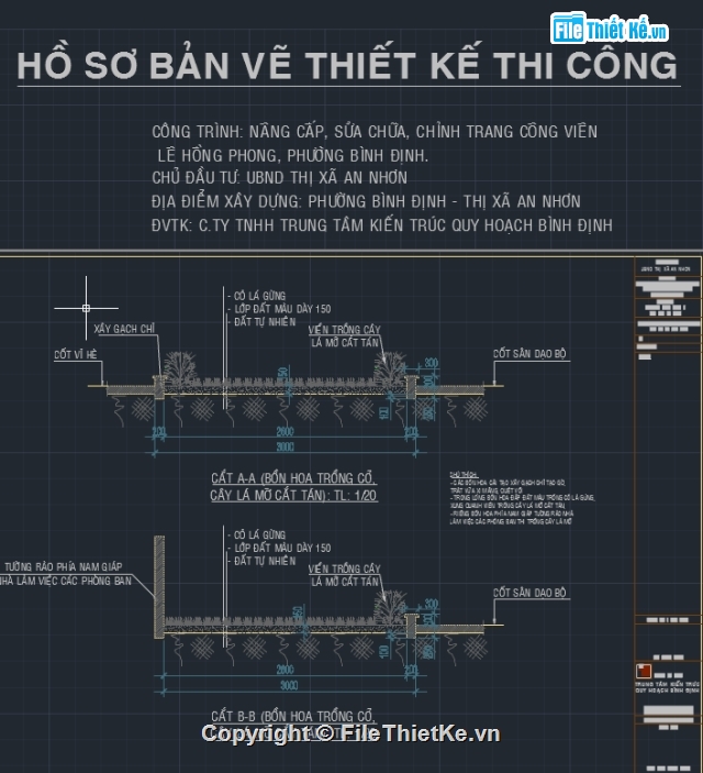 công viên lê hồng phong,công viên,cad công viên,thiết kế công viên