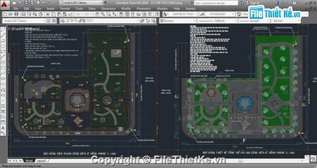 công viên lê hồng phong,công viên,cad công viên,thiết kế công viên