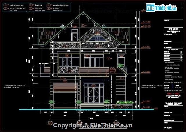 thiết kế biệt thự,bản vẽ biệt thư 2 tầng,biệt thự hiện đại,mẫu biệt thự,biệt thự 2 tầng