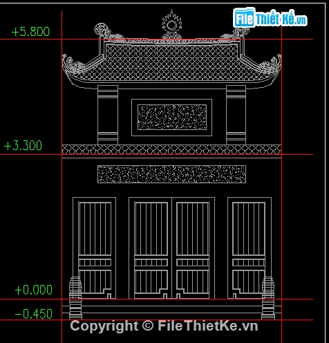 Hồ sơ thiết kế đền thờ Vua Gia Long,kiến trúc đền thờ Vua Gia Long,kết cấu đền thờ Vua Gia Long,full đền thờ Kiến trúc+ kết cấu