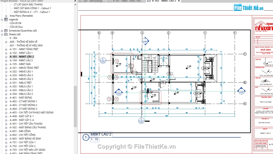 Hồ sơ thiết kế,kiến trúc 4 tầng,4 tầng,file revit 4 tầng