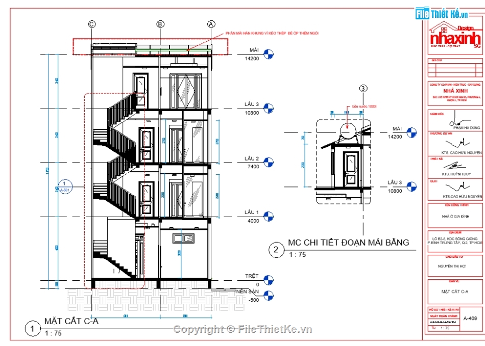 Hồ sơ thiết kế,kiến trúc 4 tầng,4 tầng,file revit 4 tầng