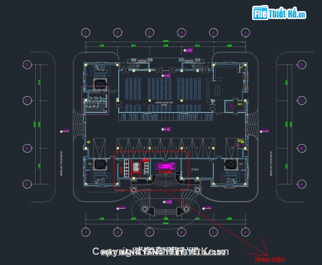 Bản vẽ hội trường,Hội trường,Thiết kế kiến trúc,Thiết kế Hội trường