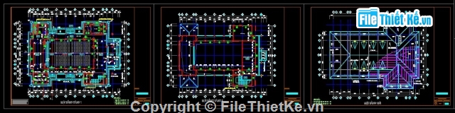 Hồ sơ thiết kế hội trường UBND,Hồ sơ thiết kế hội trường,File cac thiết kế hội trường,bản vẽ hội trường 2 tầng,hội trường 2 tầng 25.2x34.4m