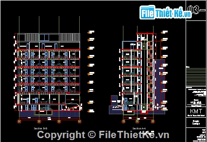 CAD khách sạn 7 tầng,Khách san mini cao câp 07 tầng,Khách sạn min ni 11.5x23.4m,thiết kế khách sạn mini,bản vẽ khách sạn 7 tầng