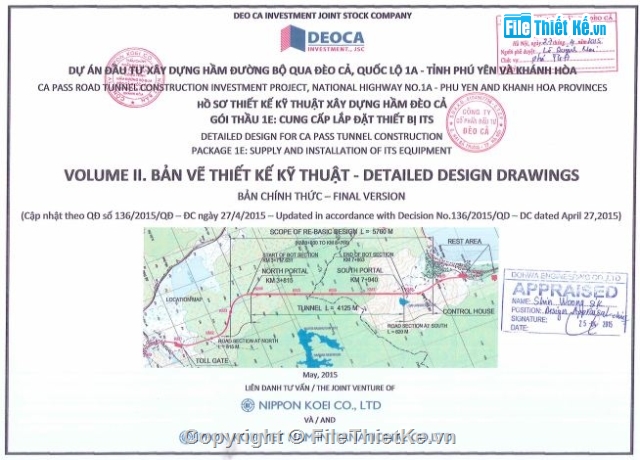 Hồ sơ thiết kế,Hồ sơ thiết kế kĩ thuật,lắp đặt thiết bị ITS