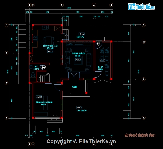 biệt thự 3 tầng,biệt thự 2 tầng,thiết kế biệt thự 3 tầng,Biệt thự 3 tầng,biệt thự 3 tầng 12x13m