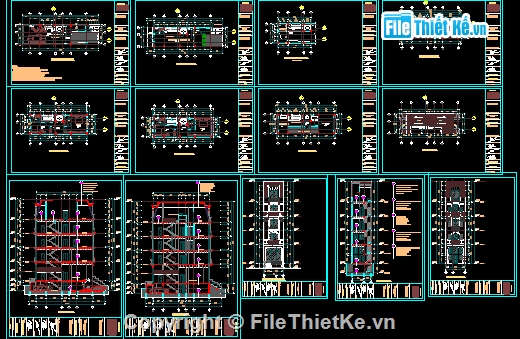 Nhà 5 tầng,nhà lô 5 tầng,Nhà 5 tầng 5x14.5m