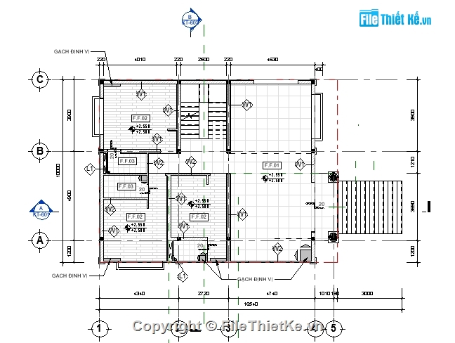 kiến trúc 2 tầng 10x16m,Revit nhà mái thái 2 tầng,bản vẽ biệt thự 2 tầng,bản vẽ revit nhà 2 tầng,mẫu nhà 2 tầng