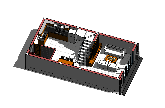 nhà 5 tầng 5.6x10m,revit kiến trúc 5 tầng,bản vẽ nhà phố 5 tầng,revit tân cổ điển,phối cảnh nhà phố