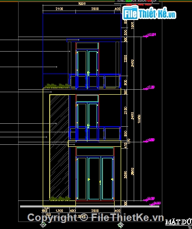 Hồ sơ thiết kế,dự toán,Thiết kế nhà phố,full nhà phố 5x20m