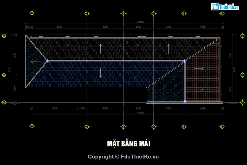 nhà chữ L 7.5x21.0m,biệt thự 1 tầng,Hồ sơ thiết kế,nhà mái nhật 1 tầng chữ L,nhà biệt thự mái nhật 1 tầng