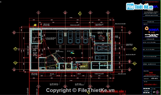 Hồ sơ thiết kế Ngân Hàng,Ngân Hàng 12 tầng,Bản vẽ Ngân hàng 12.39x22.86m,Bản vẽ thiết kế Ngân Hàng Đông Á Bank