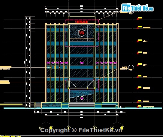 Bản vẽ thiết kế ngân hàng Vietbank Sóc Trăng full,Hồ sơ thiết kế ngân hàng Vietbank,Bản vẽ thiết kế ngân hàng KT 19.5x21.2m