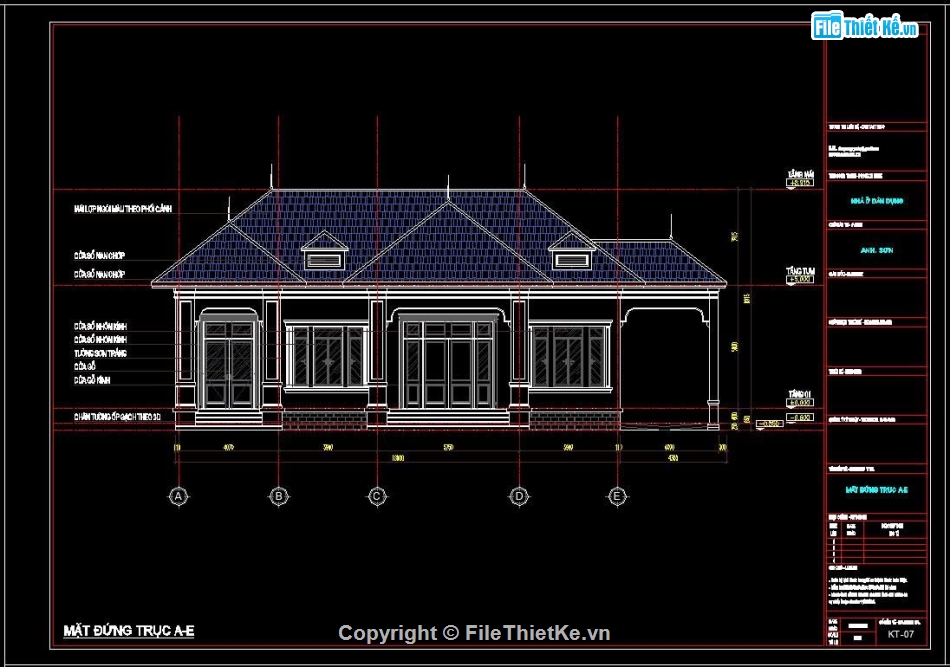 Hồ sơ thiết kế,#Bản vẽ thiết kế,#Nhà 1 tầng mái nhật,#Biệt thự 1 tầng mái nhật,#Nhà mái nhật,#Biệt thự mái nhật