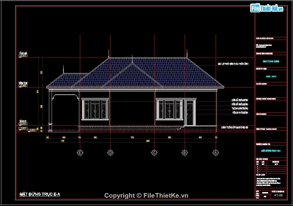 Hồ sơ thiết kế,#Bản vẽ thiết kế,#Nhà 1 tầng mái nhật,#Biệt thự 1 tầng mái nhật,#Nhà mái nhật,#Biệt thự mái nhật