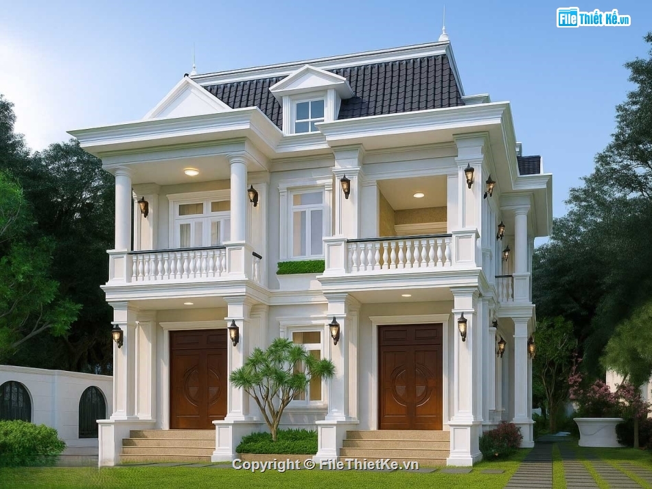 #Hồ sơ thiết kế,#Bản vẽ thiết kế,#Nhà 2 tầng mái nhật,#Biệt thự 2 tầng mái nhật,#Nhà mái nhật,#Biệt thự mái nhật