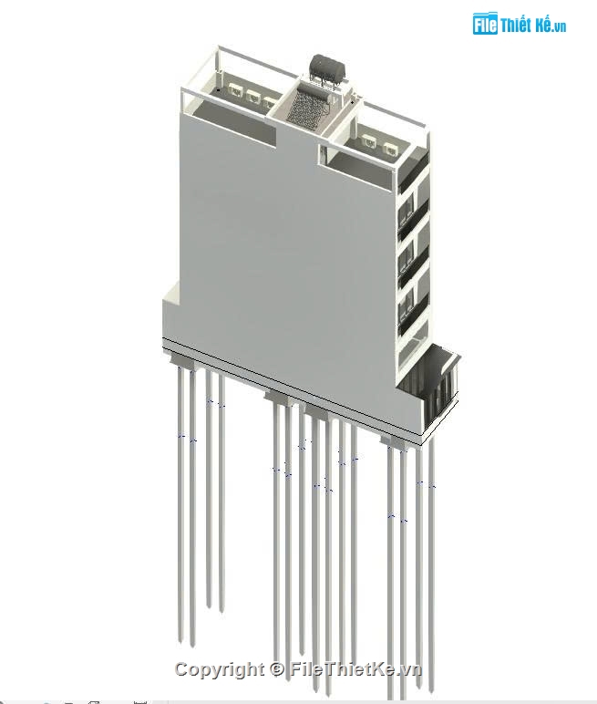 nhà phố 4x16m,bản vẽ full,kiến trúc nhà phố,nhà phố hiện đại