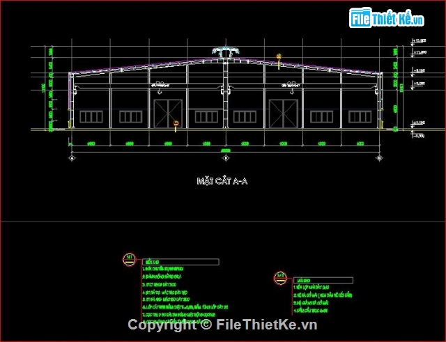 Kho vật tư,Nhà công nghiệp,Hồ sơ thiết kế,bản vẽ nhà công nghiệp