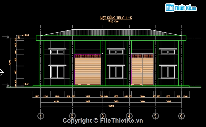 thiết kế nhà máy nước Tuy Hòa,file cad nhà máy nước,bản vẽ nhà máy nước