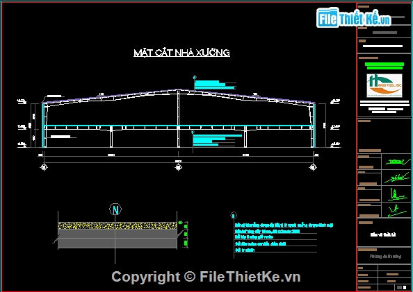 Thiết kế nhà xưởng 2 tầng 4800m2,Thiết kế nhà xưởng và hạng mục phụ trợ,NHà xưởng công ty may