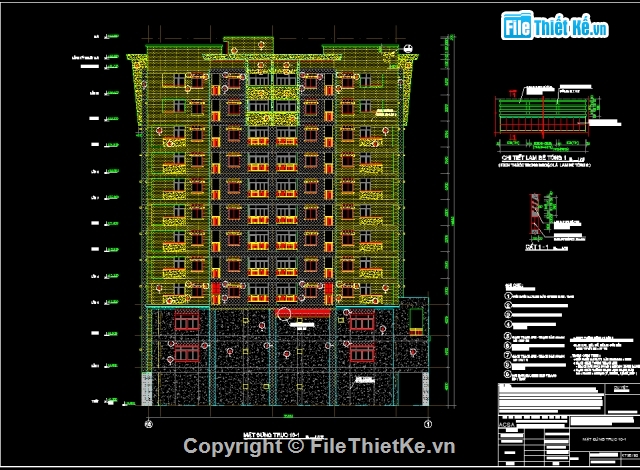 thiết kế chung cư,11 tầng,chung cư filethietke,chung cư 11 tầng,trung tâm 11 tầng