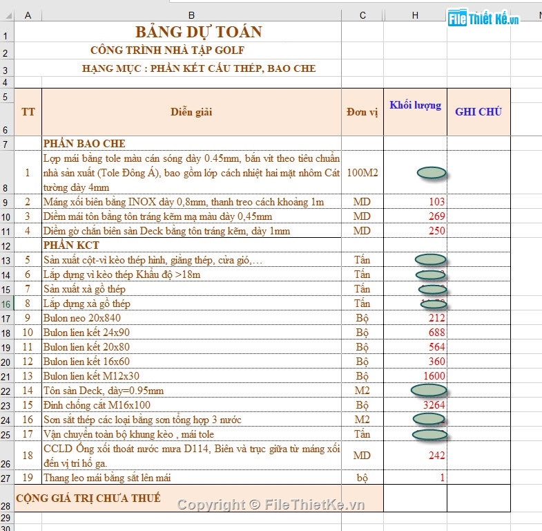 bản vẽ sân golf,mẫu sân golf 17x120,File cad sân golf,sân golf