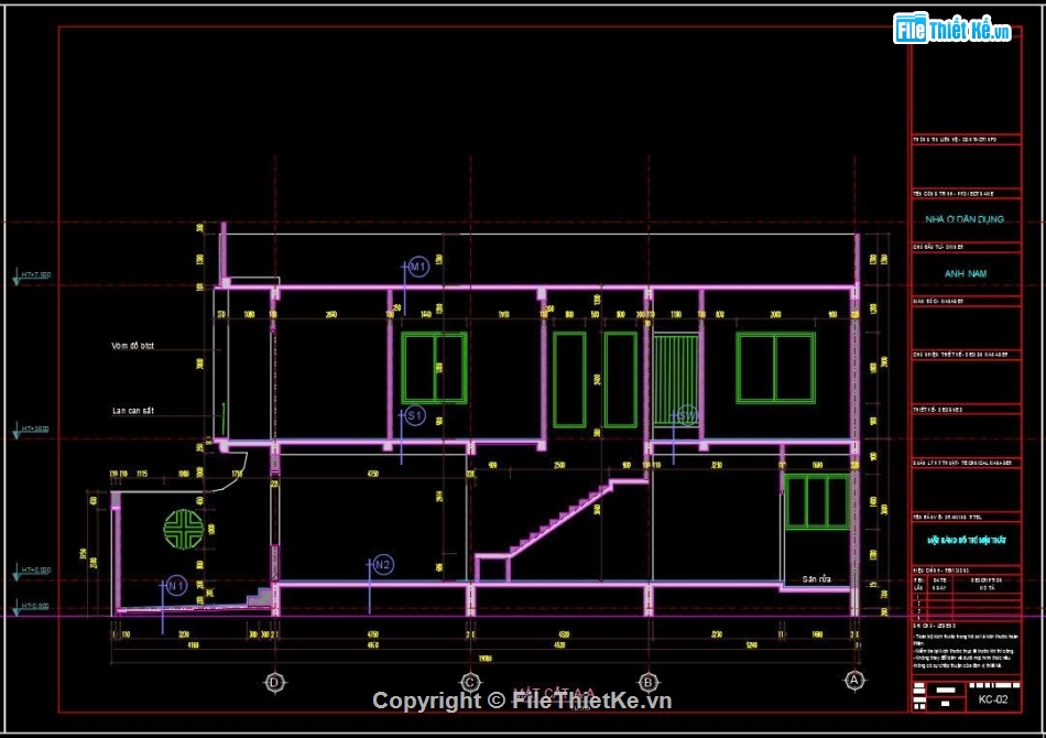 Hồ sơ thiết kế,Bản vẽ thiết kế,Nhà phố 2 tầng hiện đại,Nhà phố hiện đại,Nhà phố 2 tầng,Nhà phố 2 tầng 5.1x19m