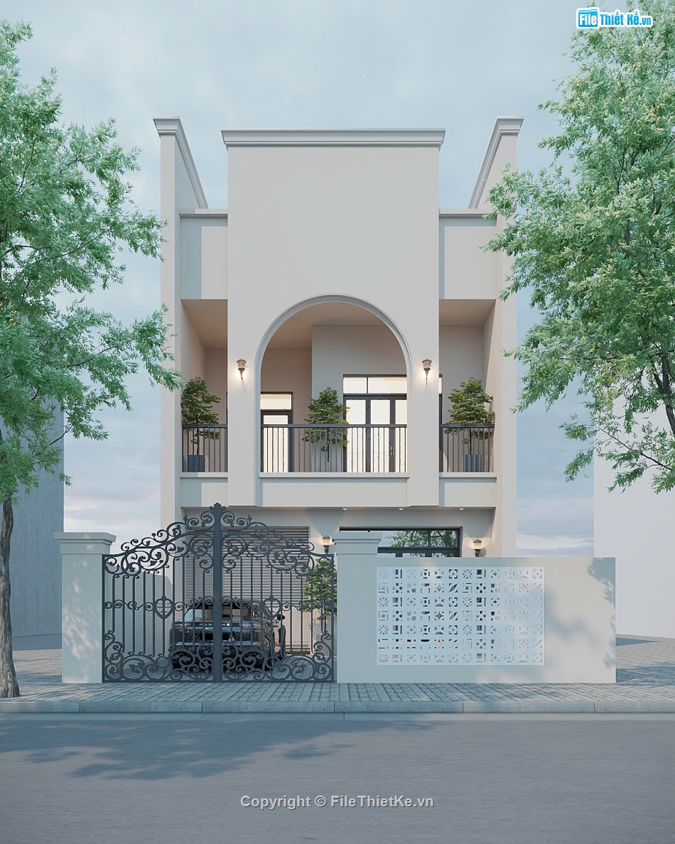 Hồ sơ thiết kế,Bản vẽ thiết kế,Nhà phố 2 tầng hiện đại,Nhà phố hiện đại,Nhà phố 2 tầng,Nhà phố 2 tầng 7.5mx20m