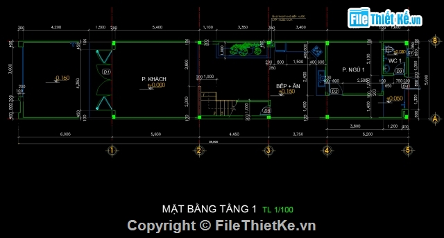 nhà phố kích thước 5 x 25m,thiết kế nhà 2 tầng,thiết kế nhà phố 2 tầng,thiết kế nhà phố