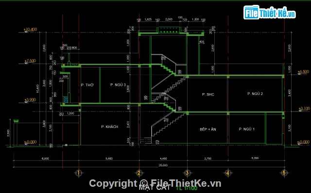 nhà phố kích thước 5 x 25m,thiết kế nhà 2 tầng,thiết kế nhà phố 2 tầng,thiết kế nhà phố