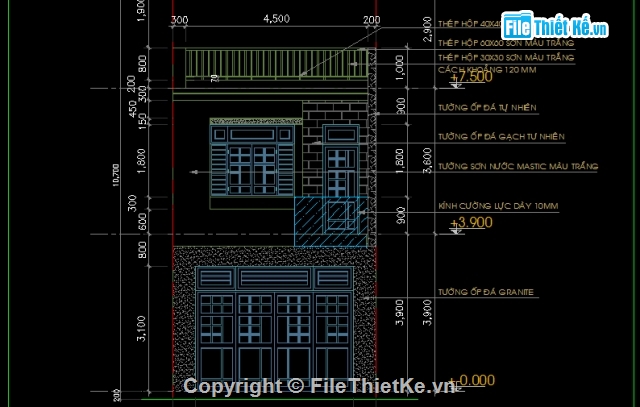 nhà phố kích thước 5 x 25m,thiết kế nhà 2 tầng,thiết kế nhà phố 2 tầng,thiết kế nhà phố