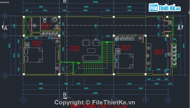 thiết kế nhà 2 tầng,thiết kế nhà phố 2 tầng,nhà dân dụng 2 tầng,2 tầng,nhà 2 tầng đẹp,nhà 2 tầng 6.6x16m