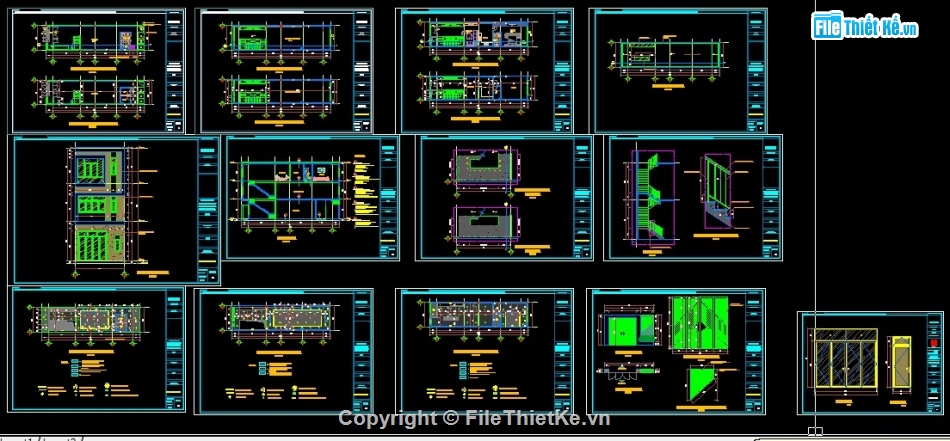 Nhà phố 3 tầng 5x20m,File cad nhà phố 3 tầng,bản vẽ nhà phố 3 tầng,nhà phố 3 tầng file cad,file autocad nhà phố 3 tầng