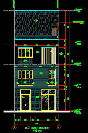 nhà phố 3 tầng,mặt tiền 6.5m,thiết kế nhà phố,bản vẽ nhà phố,nhà phố