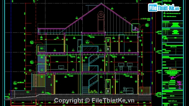 nhà phố 3 tầng,mặt tiền 6.5m,thiết kế nhà phố,bản vẽ nhà phố,nhà phố
