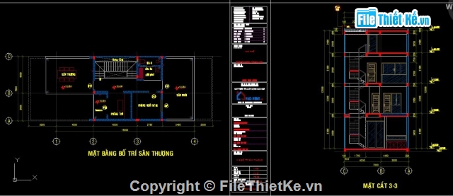 bản vẽ nhà phố 3 tầng,CAD nhà phố 3 tầng 7x15m,nhà phố 3 tầng file CAD,bản vẽ cad nhà 3 tầng,CAD 3 tầng 7x15m,Nhà 3 tầng 7x15m