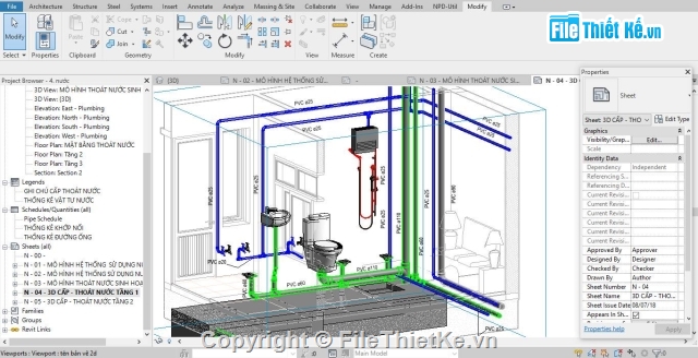 Nhà phố 3 tầng revit,Nhà phố revit,tron-bo-ho-so-nha-pho-bang-revit,Revit nhà phố 3 tầng,nhà 3 tầng