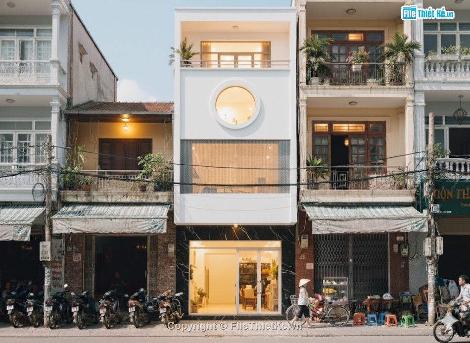 Nhà phố 3 tầng hiện đại,Nhà phố hiện đại,bản vẽ cad nhà phố 3 tầng đẹp,nhà phố 3 tầng file cad