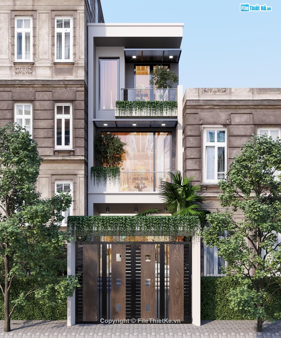 Nhà phố 3 tầng hiện đại,Nhà phố hiện đại,nhà phố 3 tầng,cad nhà phố 3 tầng