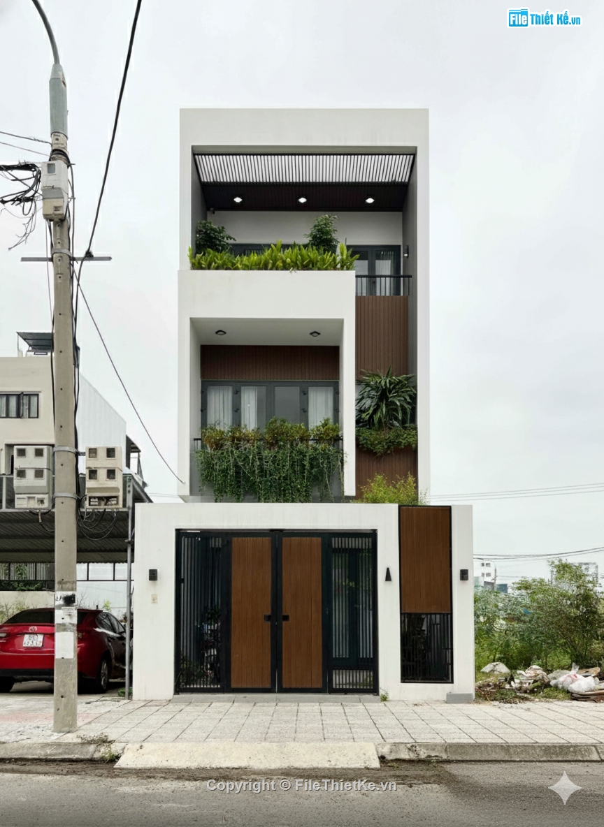 Hồ sơ thiết kế,#Bản vẽ thiết kế,Nhà phố 3 tầng hiện đại,Nhà phố hiện đại,#Nhà phố 3 tầng,#Nhà phố 3 tầng 5mx10m