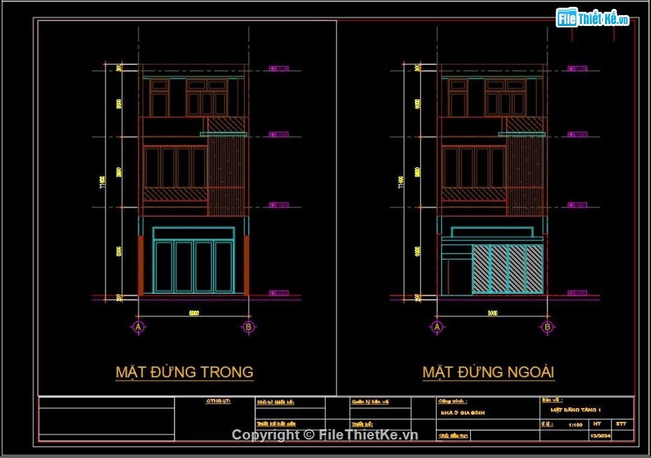 Hồ sơ thiết kế,#Bản vẽ thiết kế,Nhà phố 3 tầng hiện đại,Nhà phố hiện đại,#Nhà phố 3 tầng,#Nhà phố 3 tầng 5mx22m