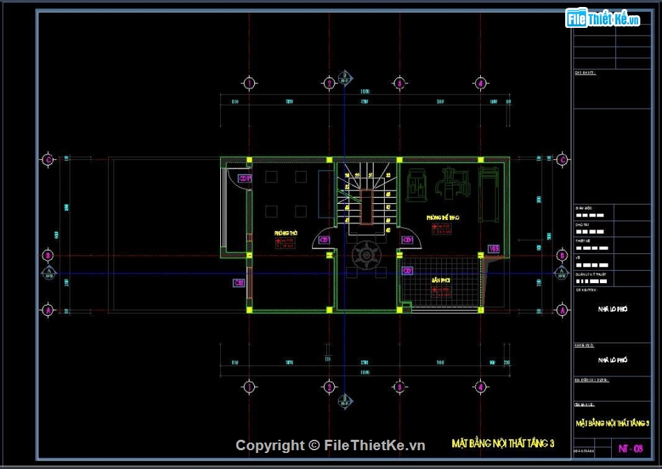Nhà phố 3 tầng hiện đại,Nhà phố hiện đại,file cad nhà phố 3 tầng,nhà phố 3 tầng file cad